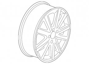 Wheel disk R17 5*112 VW Passat b7 12-15 USA type 3, curb, paint peeled