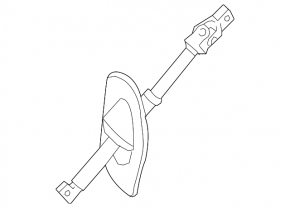 Upper steering shaft Toyota Sequoia 08-16