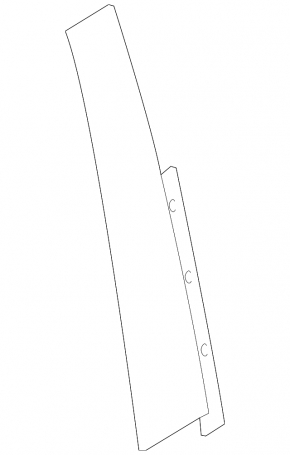 Door trim side rear right front Audi Q7 16-