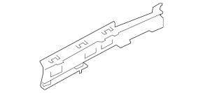 Threshold bracket right rear BMW X1 F48 16-22