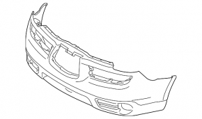 Subaru B9 Tribeca front bumper