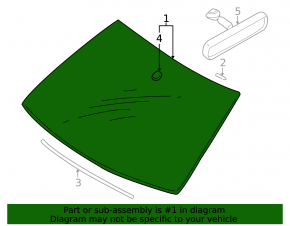 Mitsubishi Galant 04-12 Windshield