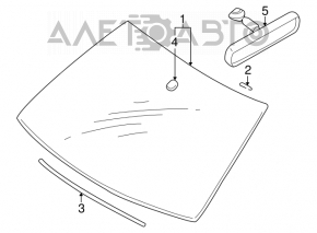 Mitsubishi Galant 04-12 Windshield