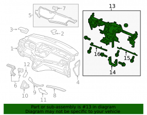 Under-torpedo pipe reinforcement Honda CRV 15-16