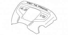 Front Engine Cover Porsche Panamera 10-16 4.8 V8