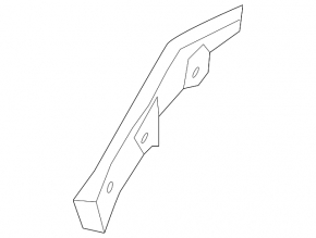 Rear bumper mount right side Hyundai Santa FE Sport 13-18