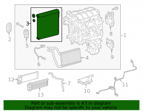 Lexus NX300h 15-21 Evaporator with Sensor