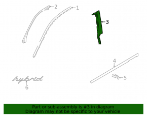 Door trim side front right Porsche Panamera 10-16