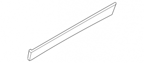 Lower rear left door trim for Porsche Cayenne 19-26 Coupe, sport