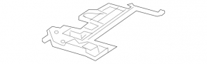 Mercedes A-class V177 19-22 driver's footwell front panel trim