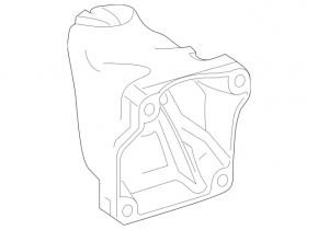 Engine mount bracket left Mercedes W167 GLE 450 20-23 3.0h