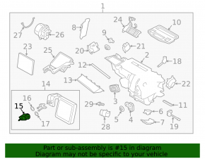 Ford Fiesta 11-19 Air Conditioner Heater Valve