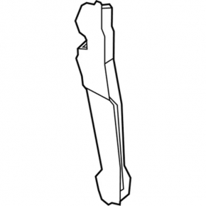 Wing seal door-wing left Ford Focus mk3 11-18