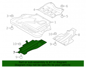 Lincoln MKC 15-19 Rear Subframe Guard