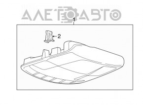 Front light for Ford Fusion mk5 13-16 gray without sunroof