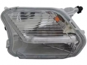 Left turn signal Ford Escape MK3 17-19 rest, white, with fog lights, sand, broken mount