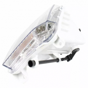 Left turn signal Ford Escape MK3 17-19 rest, white, with fog lights, sand, broken mount