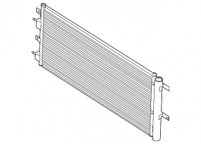Air conditioning condenser radiator for Ford Fusion mk5 13-20 1.5T, 2.0T, hybrid, plug-in