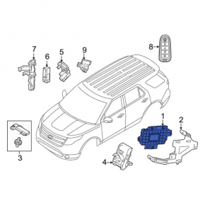 Body Control Module Computer BCM Lincoln MKZ 13-20