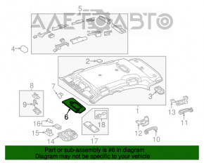 Left visor Mercedes CLA 14-19