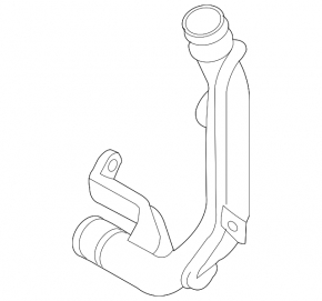 Intercooler pipe right for sensor VW Jetta 11-18 USA TDI