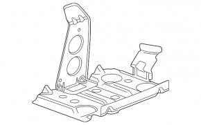 Battery mount Cadillac CTS 14-