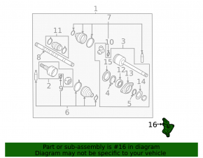 Infiniti JX35 QX60 13 AWD Drive Bracket