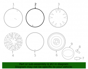 Wheel disk R17 Lexus ES350 13-15 pre-rest, light curb