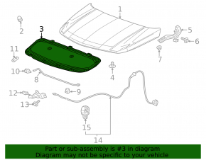 Chevrolet Bolt EUV 22-23 Hood Insulation