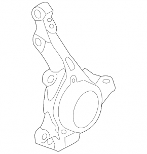 Front left axle pin Hyundai Sonata 11-15