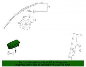 Airbag passenger in the dashboard VW Passat 20-22