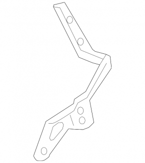 Hood hinge right VW Tiguan 18-