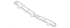 Upper front bumper mounting strip for Nissan 370Z 09-20
