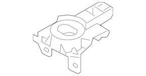 Radiator bracket lower left Audi Q5 80A 18- OEM