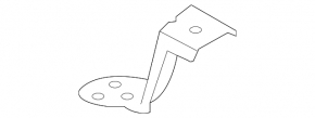 Front right fender bracket Audi A3 8V 16-18 e-tron small