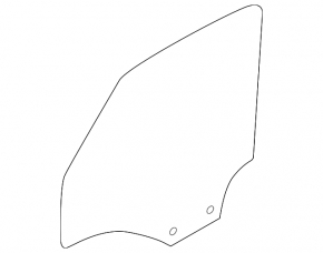 Rear right door glass Audi A3 22-26