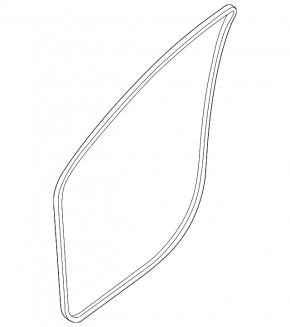 Door seal rear left Porsche Cayenne 958 11-17