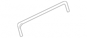 Rear right window seal for Porsche Taycan 20-26