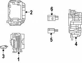 Fuse box under the dashboard left Mercedes C-class W205 15-21