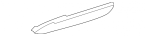 Reflector rear bumper right Mazda3 MPS 09-13 TYC