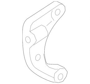 Lincoln MKC 15-19 rear differential bracket, left