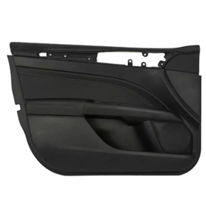 Door trim panel, front left, Ford Fusion mk5 13-14, titanium black with beige insert