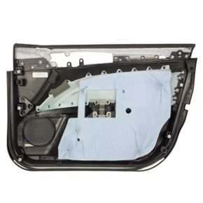 Door trim panel, front left, Ford Fusion mk5 13-14, titanium black with beige insert