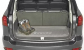 Trunk mat (rubber) Subaru Tribeca B10 08-14 gray, for 3 rows