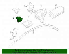 Airbag Sensor Front Left Infiniti Q50 14-24