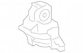 Right engine mount for Porsche Cayenne 19-23 2.9, 3.0