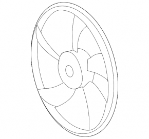 Left Cooling Fan Impeller for Lexus GS300 GS350 GS450h 06-11 5 Blades