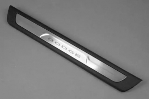 Door sill trim front right Dodge Durango 11-13 gray, with chrome