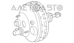 Mercedes W221 Brake Booster Assembly