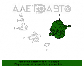 Mercedes W221 Brake Booster Assembly